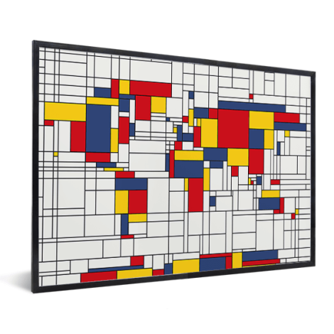 Mondrian – original im Rahmen