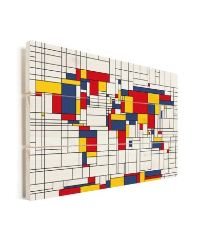 Mondrian - original Holz