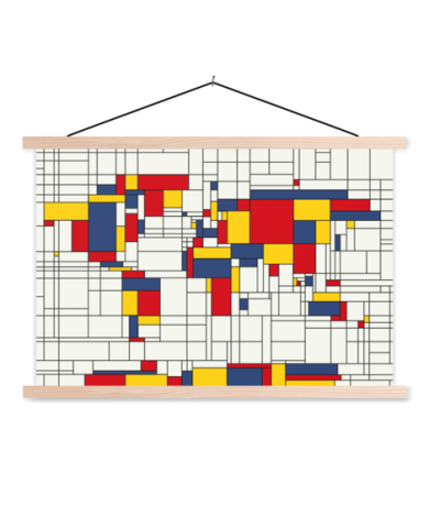 Mondrian - original Textilposter
